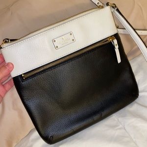 KATE SPADE ♠️ Black + White crossbody | EUC!